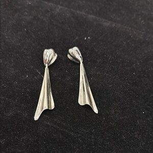 Elegant Silver Drop Earrings